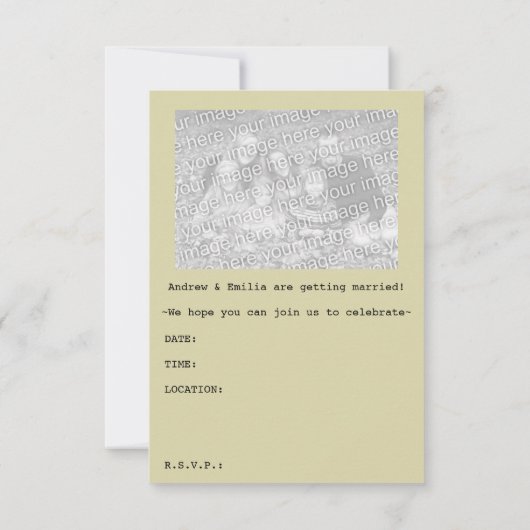 Save the Date Hochzeitspass (Rückseite)