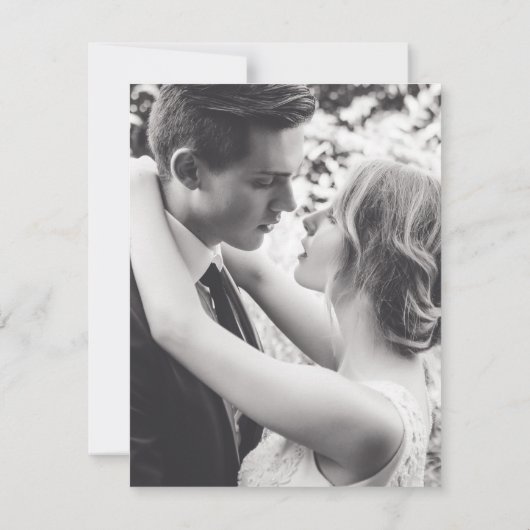 Save the Date Hochzeitspfirsichblüte (Rückseite)