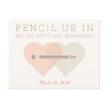 Save the Date Hochzeitspostkarte