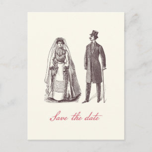 Save the Date Hochzeitspostkarte Ankündigungspostkarte
