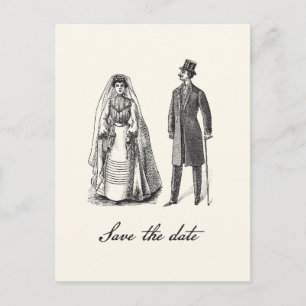 Save the Date Hochzeitspostkarte Ankündigungspostkarte