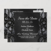 Save the Date Hochzeitspostkarte Ankündigungspostkarte (Vorne/Hinten)