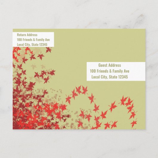 Save the Date Hochzeitspostkarten Ankündigungspostkarte (Rückseite)