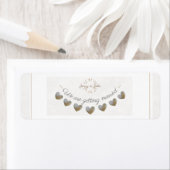 Save the Date Hochzeitszange und Perlenherzammer (Insitu)