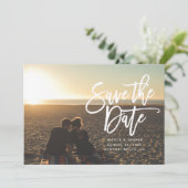 Save the Date, horizontal, Landschaft Date (Stehend Vorderseite)