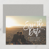 Save the Date, horizontal, Landschaft Date (Vorne/Hinten)