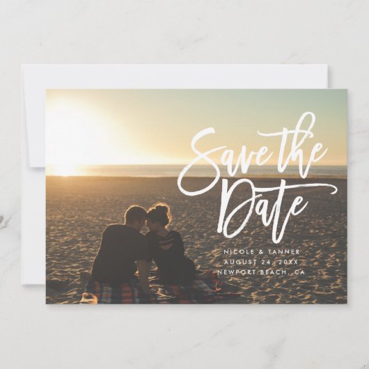 Save the Date, horizontal, Landschaft Save The Date (Vorderseite)