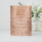 Save the Date Hütte Kupfer Rose Gold (Stehend Vorderseite)