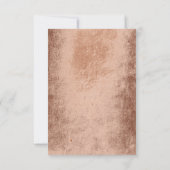 Save the Date Hütte Kupfer Rose Gold (Rückseite)