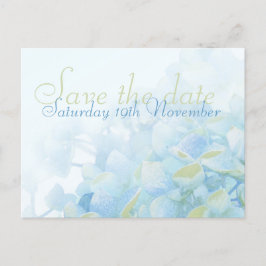 Save the Date Hydrangea-Postkarte Ankündigungspostkarte