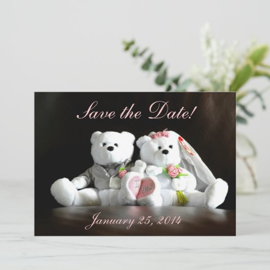 Save the Date - ich mache Bären (Stehend Vorderseite)