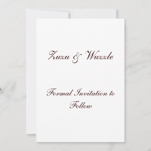 Save the Date - ich mache Bären (Rückseite)