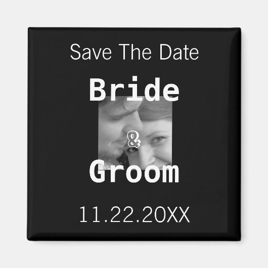 Save the Date Ihr Foto Magnet (Vorne)