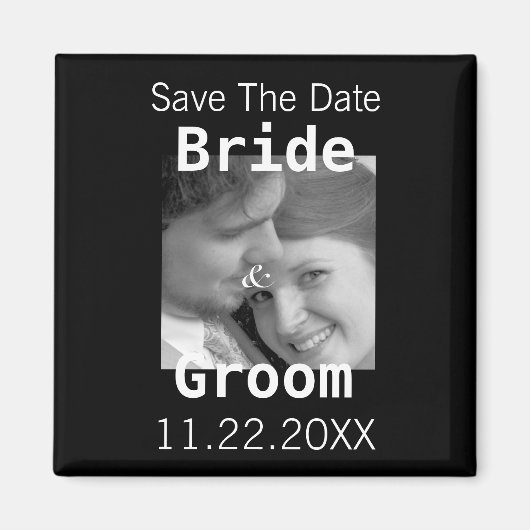Save the Date Ihr Foto Magnet - (Vorne)