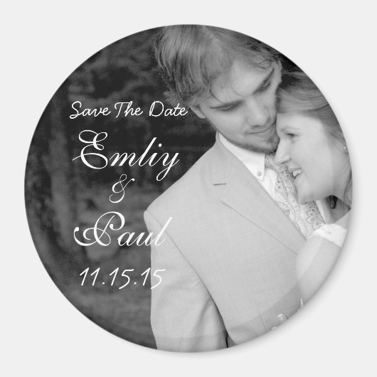 Save the Date Ihr Foto Magnet (Vorne)