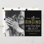 Save the Date im Neujahr (Vorne/Hinten)