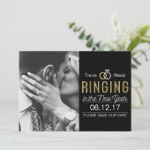 Save the Date im Neujahr (Stehend Vorderseite)