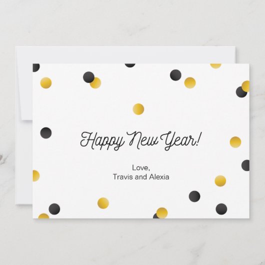 Save the Date im Neujahr (Rückseite)