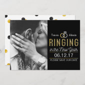 Save the Date im Neujahr (Vorne/Hinten)