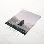 Save the Date in den Sternen geschrieben Folieneinladung (Gedreht)