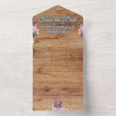 Save the Date in einem All In One Einladung (Innen Boden)