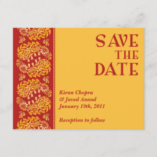 Save the Date indische Ankündigung