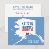 Save the Date - individuell anpassbar - Alaska (Vorne/Hinten)