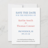 Save the Date - Individuell anpassbar - Insel Rhod (Rückseite)