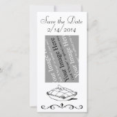 Save the Date individuell anpassbare Kinderella-Fo (Vorderseite)