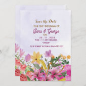 Save the Date Invitations Einladung (Vorne/Hinten)