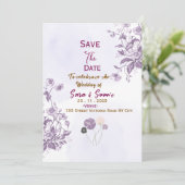 Save the Date Invitations Einladung (Stehend Vorderseite)