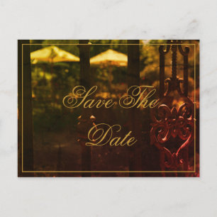 Save the Date Italienisch Feel Villa Postcard Postkarte