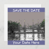 SAVE THE DATE Jackson Square New Orleans (Vorne/Hinten)