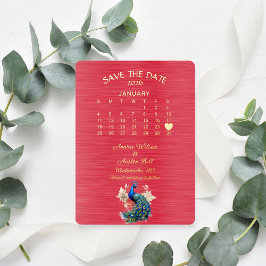 Save the Date Januar 2026 Hochzeit Folieneinladung