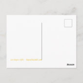 Save the Date Jede Anlässe Postkarte (Rückseite)