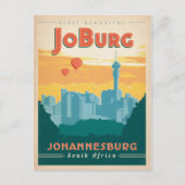 Save The Date | JoBerg, Südafrika Ankündigungspostkarte (Vorderseite)