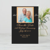 Save the Date-Jubiläumskarte Date (Stehend Vorderseite)