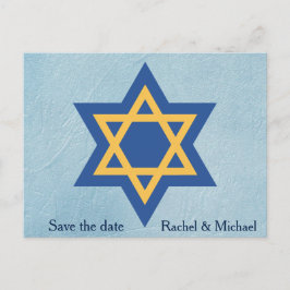 Save the Date jüdisch Ankündigungspostkarte