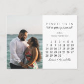 Save the Date Kalender April 2024 Postkarte (Vorderseite)