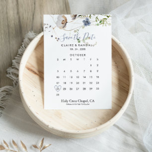 Save the Date Kalender der wild lebenden Waldtiere