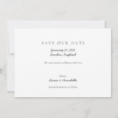 Save the Date Kalender Gold Herz Mai 2023 Monat Einladung (Rückseite)