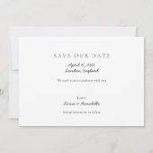 Save the Date Kalender Gold Herzstück April 2023 M Einladung (Rückseite)