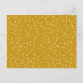 Save the Date Kalender Gold Liebe Herz Postkarte (Rückseite)