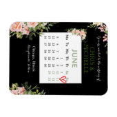 Save the Date Kalender Magnet Custom - Juni (Horizontal)