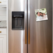 Save the Date Kalligrafie Script Foto Magnetic Magnetkarte