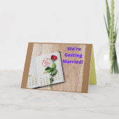 Save the Date Karte (Vorderseite)