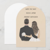 SAVE THE DATE KARTE (Vorne/Hinten)