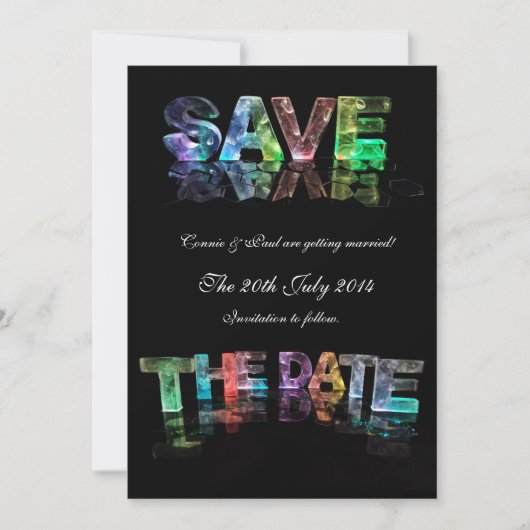 Save The Date Karte (Vorderseite)