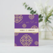 SAVE THE DATE KARTE :: Charme 10 (Stehend Vorderseite)