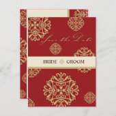 SAVE THE DATE KARTE: Charme 9 Postkarte (Vorne/Hinten)